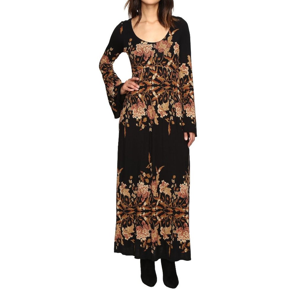Free People Midnight Garden Maxi Dress Size M Boho